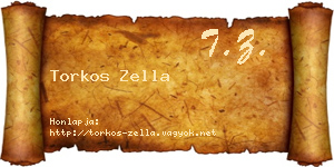 Torkos Zella névjegykártya